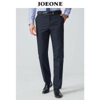 九牧王男装仿毛西裤2018年秋冬新款时尚绅士商务西裤男士直筒长裤