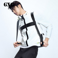 GXG男装 春季男士时尚休闲都市运动夹克男青年外套薄款
