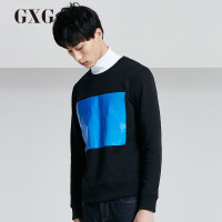 GXG男装 春季男士时尚休闲韩版修身斯文长袖套头卫衣男