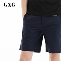 GXG男装 夏季男士青年蓝色时尚潮流休闲短裤五分裤男