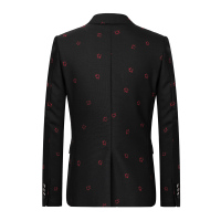 gxg.jeans男装休闲单西印花男便西韩版修身西装