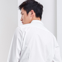 [春上新]gxgjeans男装春季衬衣迷彩拼接修身字母长袖衬衫