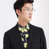 gxgjeans男装春修身藏青简约时尚气质休闲单西