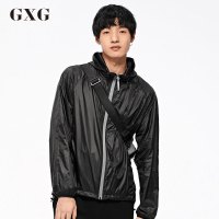 GXG男装秋季男士时尚休闲流行青年运动夹克外套