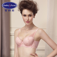 安莉芳蕾丝内衣女士厚杯上托小胸聚拢文胸