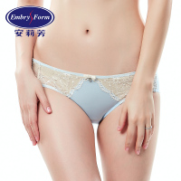 安莉芳女士蕾丝低腰内裤性感舒适包臀三角裤