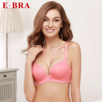 安莉芳旗下E-BRA女士内衣波点聚拢无钢圈文胸KBW0006