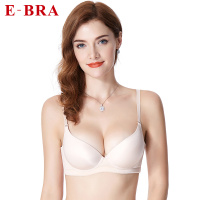 安莉芳旗下E-BRA厚杯光面聚拢文胸小胸女士舒适内衣KBW0044