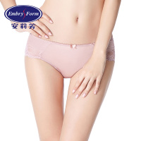 安莉芳女士棉质底裆内裤性感蕾丝中低腰三角裤E2W0038
