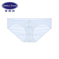 安莉芳商场同款女士棉质底裆内裤性感蕾丝低腰三角裤E17851
