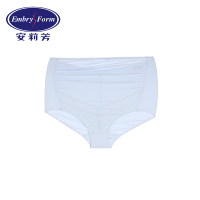 安莉芳女士莫代尔舒适内裤简约蕾丝高腰托腹三角裤E17841