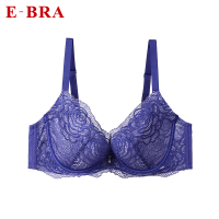 安莉芳旗下E-BRA女薄款大胸舒适文胸性感蕾丝聚拢内衣KB1709