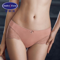安莉芳商场同款女士性感蕾丝内裤棉质底裆低腰三角裤E12581
