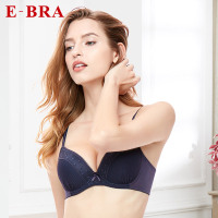 安莉芳旗下E-BRA小胸厚杯聚拢文胸女士蕾丝纱波点内衣KBW0068