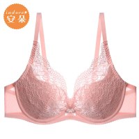 安莉芳旗下安朵内衣女深V蕾丝性感聚拢收副乳胸罩上托文胸HB0987