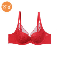 安莉芳旗下安朵刺绣纱内衣深V聚拢上托胸罩文胸女士HB0165U