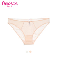 安莉芳集团芬狄诗性感蕾丝镂空纱包臀舒适低腰三角裤F29671