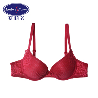 安莉芳女士厚杯小胸聚拢文胸性感蕾丝纱内衣EBW0006