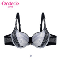 安莉芳旗下芬狄诗女士3/4中厚杯水滴杯蕾丝牛仔内衣文胸FB0901