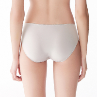 安莉芳旗下安朵中低腰性感蕾丝女舒适三角裤透气夏内裤H21221U