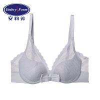 安莉芳 性感蕾丝蝴蝶结文胸女士薄款舒适内衣EB1786