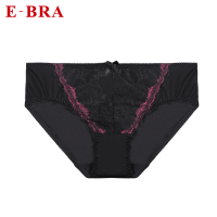 安莉芳旗下E-BRA女士棉质底裆内裤性感蕾丝中腰三角裤KPW0003