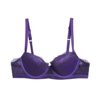 安莉芳集团蕾丝中厚杯无痕聚拢内衣 聚拢文胸罩