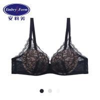 安莉芳性感蕾丝薄款文胸小胸女士舒适聚拢内衣EBW0059