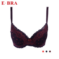 安莉芳旗下E-BRA女式蕾丝内衣调整型收副乳聚拢文胸KBW0002