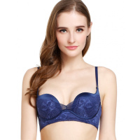 【调整型】安莉芳蕾丝水钻性感女士内衣厚杯聚拢文胸EB1940