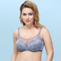 安莉芳旗下Comfit大杯高侧收薄款抹胸女士文胸罩无钢圈内衣