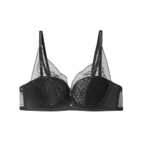安莉芳集团女士性感蕾丝五角杯小胸聚拢无钢圈内衣文胸