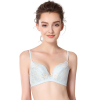 安莉芳集团蕾丝简约无痕减压内衣 无钢圈文胸罩女