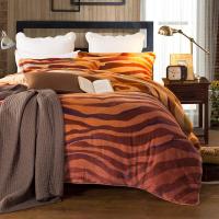 维科家纺官方正品暖睡康棉 拉舍尔四件套双人套件冬季保暖被套