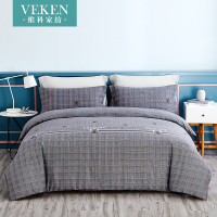 维科家纺床上用品秋冬全棉纯棉床单被套加厚磨毛1.8m双人床四件套
