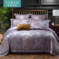 维科家纺专柜同步提花四六件套套件1.8米床被套床单