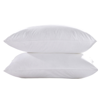钱皇健康枕芯羽丝绒纤维枕芯全棉可水洗单个装