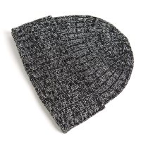 诺凡纳翻边毛线帽子男士秋冬季潮流时尚加厚保暖防风护耳针织帽男 礼盒装 夹花灰