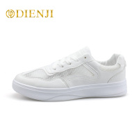 狄恩纪休闲鞋男士夏季镂空透气新款夏天舒爽防臭小白鞋男板鞋