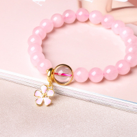 一生一石樱花之恋天然正品水晶手链粉晶手串粉水晶手链女招桃花送闺蜜