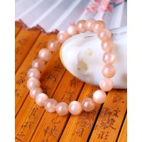 一生一石月光倾城天然正品水晶手链手串时尚个性粉月光石手链女