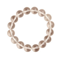 冰姿瑰丽天然白水晶时尚个性手串手链情侣男女