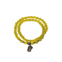 步步登高天然黄玛瑙时尚貔貅手串手链女