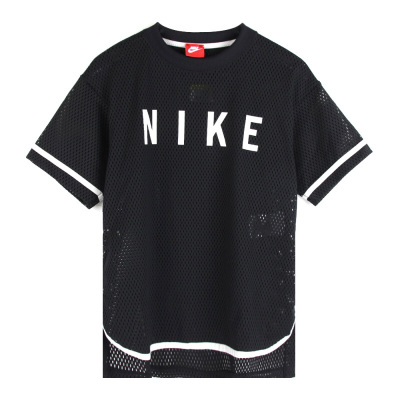 Nike 耐克女子AS W NSW TOP SS MESH短袖893674-010