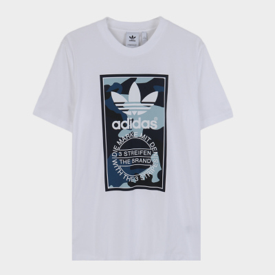 Adidas阿迪达斯 三叶草男子CAMO TEE短袖DX3662