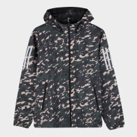 Adidas 阿迪达斯 男外套运动训练休闲连帽夹克EH3801