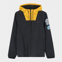 Adidas阿迪达斯NEO 男外套跑步运动服宽松上衣连帽防风服FK5816