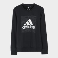 Adidas 阿迪达斯 男上衣运动服休闲透气圆领卫衣DT2496