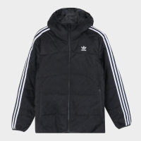 Adidas 三叶草 男外套运动服棉袄时尚休闲保暖连帽棉服ED5830