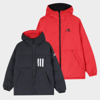 Adidas 阿迪达斯 男外套保暖防风舒适休闲连帽羽绒服EH4011